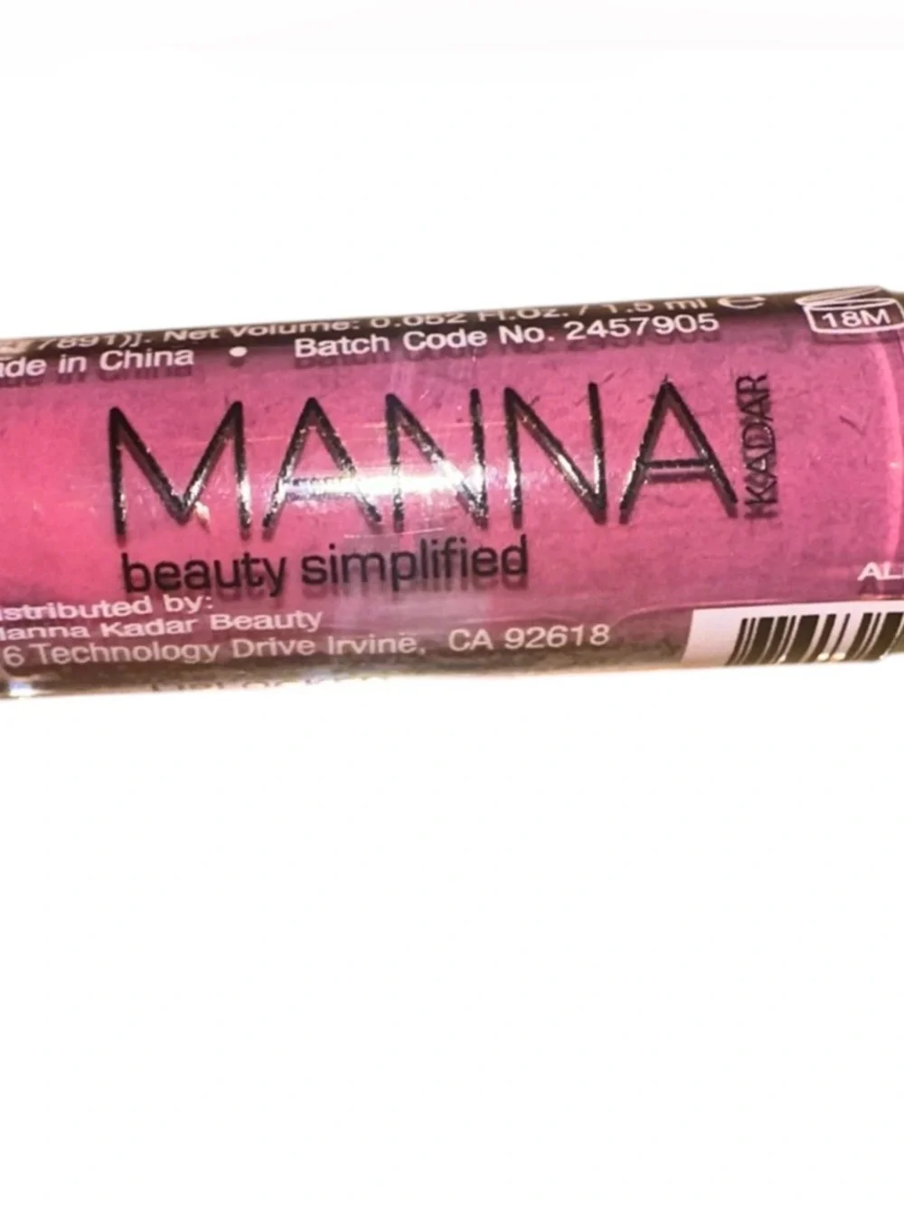 Manna Kadar Beauty Simplified lip Gloss - shade “all of me” mini .052 fl ounces